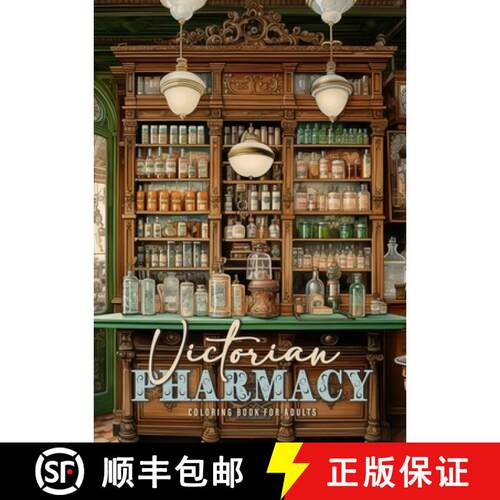【3-4周达】Victorian Pharmacy Coloring Book for Adults : Victorian Coloring Book for Adults | Victori... [9783758445965]