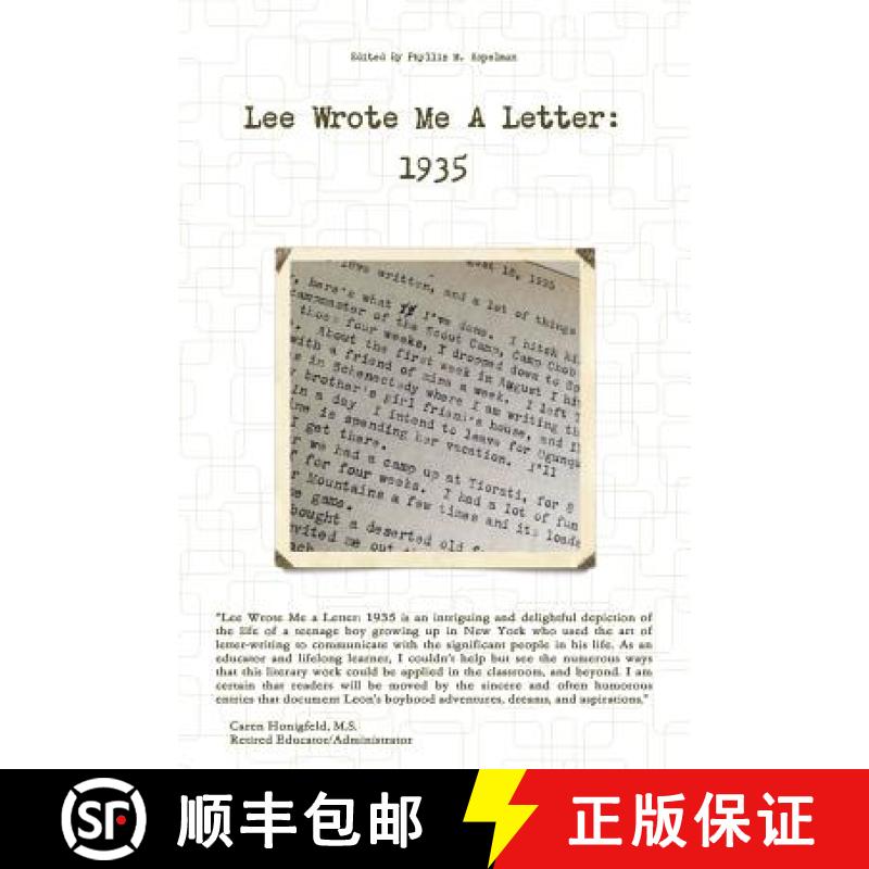 【2-3周达】Lee Wrote Me A Letter: 1935 [9781387727902]
