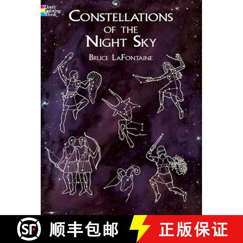 预订 Constellations of the Night Sky Coloring Book [9780486426488]