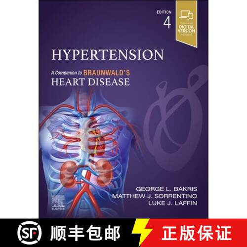 预订 精装 Hypertension: A Companion to Braunwald's Heart Disease [9780323883696]