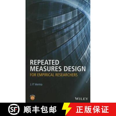 【3-4周达】Repeated Measures Design For Empirical Researchers [Wiley统计学] [9781119052715]
