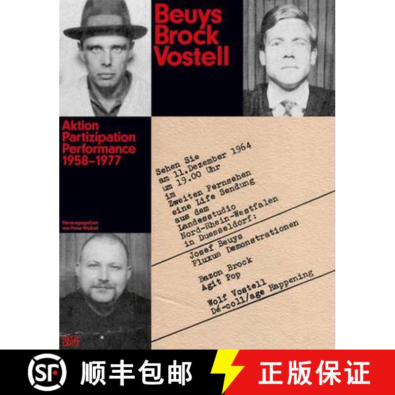 预订 Beuys Brock Vostell (German Edition): Aktion. Partizipation. Performance [9783775738644]