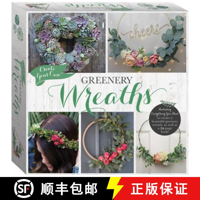 【3-4周达】Create Your Own Greenery Wreath Kit (tuck box) [9781488939433]