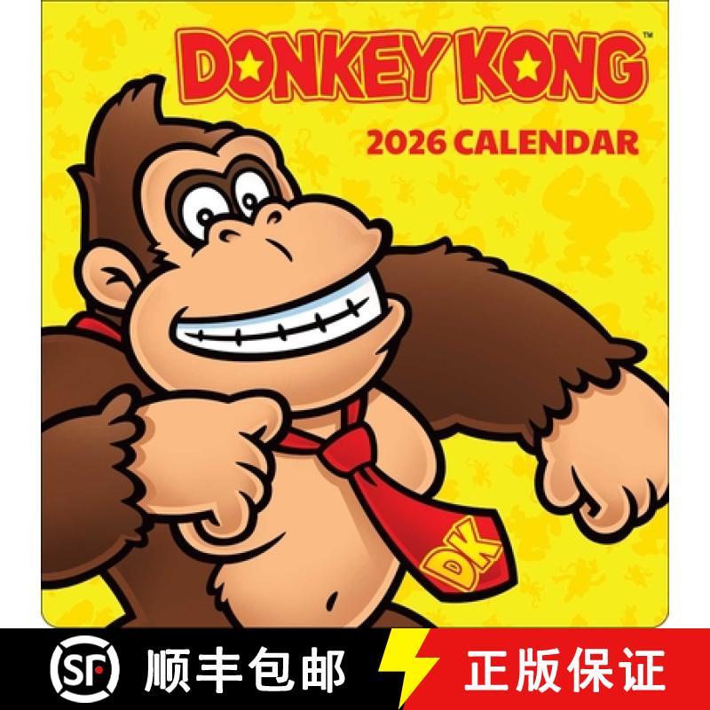 【3-4周达】Donkey Kong 2026 Wall Calendar [9781419783470]