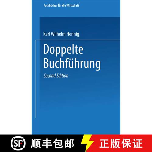 【3-4周达】Doppelte Buchführung (2. Auflage 1956) [9783663126508]