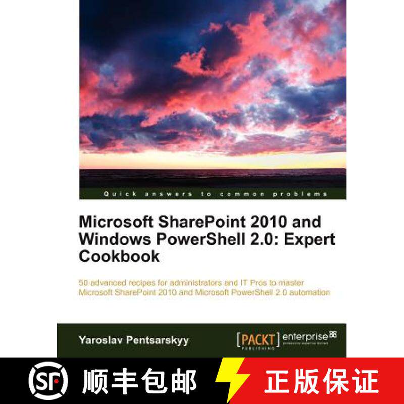 预订 Microsoft Sharepoint 2010 and Windows Powershell 2.0: Expert Cookbook [9781849684101]
