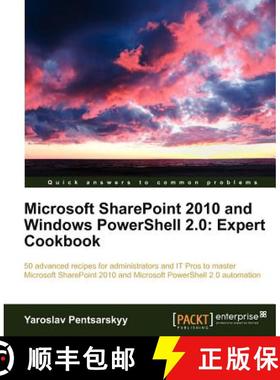 预订 Microsoft Sharepoint 2010 and Windows Powershell 2.0: Expert Cookbook [9781849684101]