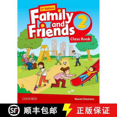 【3-4周达】Family and Friends: Level 2: Class Book [9780194808385]