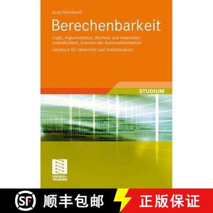 Berechenbarkeit 9783834815095 A... Assembler 4周达 Unendlichkeit Argumentation Logik Der Rechner Grenzen Und