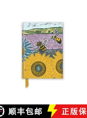 【3-4周达】Kate Heiss: Sunflower Fields (Foiled Pocket Journal) [9781835622070]