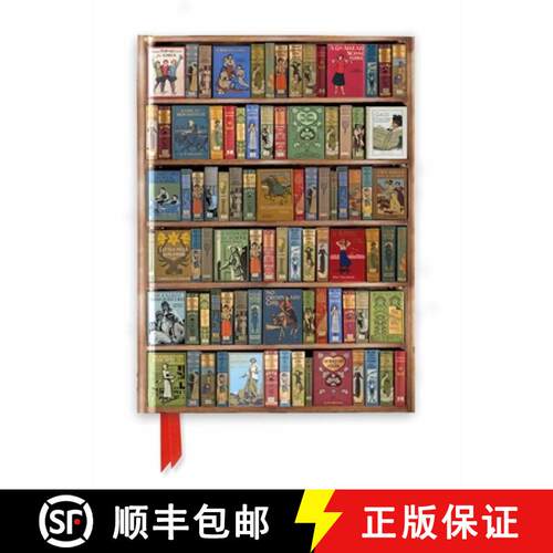 【3-4周达】博德利图书馆横线日志本带磁吸 Bodleian Libraries: High Jinks Bookshelves (Foiled Journal) [9781786640017]