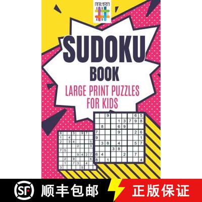 【3-4周达】Sudoku Book Large Print Puzzles for Kids [9781645214960]