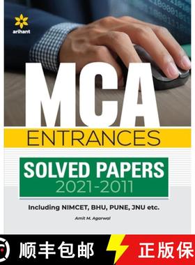 【3-4周达】MCA Entrances Solved Papers (2021-2011) for 2022 Exam [9789326190893]