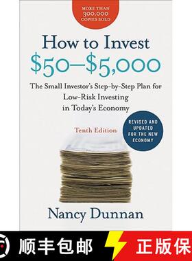 【3-4周达】How to Invest $50-$5,000 10e: The Small Investor's Step-by-Step Plan for Low-Risk Investin... [9780061935169]