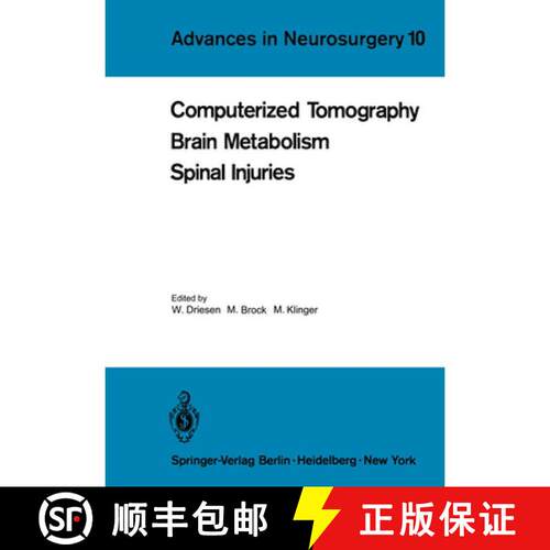 【3-4周达】Computerized Tomography Brain Metabolism Spinal Injuries [9783540111153]
