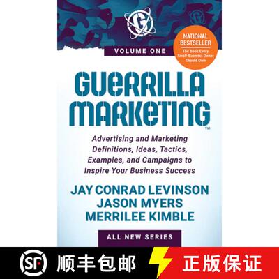【3-4周达】Guerrilla Marketing Volume 1 : Advertising and Marketing Definitions, Ideas, Tactics, Exam... [9781631956232]