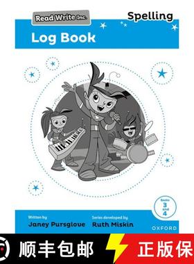 【3-4周达】Read Write Inc. Spelling: Read Write Inc. Spelling: Log Book 3-4 (Pack of 30) [9780198305507]