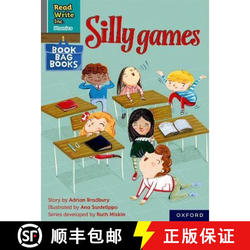 【3-4周达】Read Write Inc. Phonics: Silly games (Grey Set 7 Book Bag Book 5) [9780198420767]