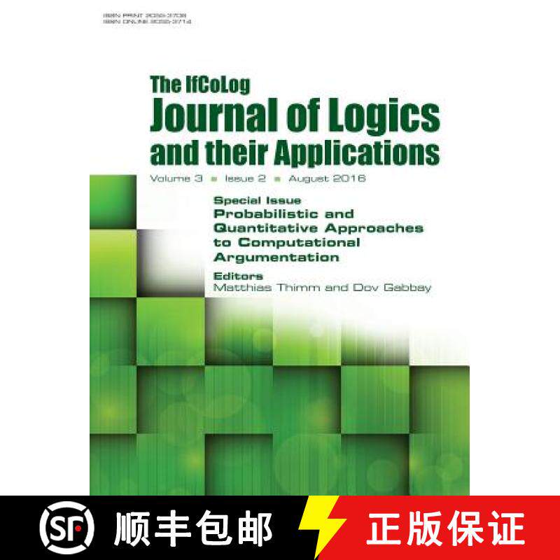 【3-4周达】IfColog Journal of Logics and their Applications. Volume 3, number 2: Probabilistic and Qu... [9781848902213]