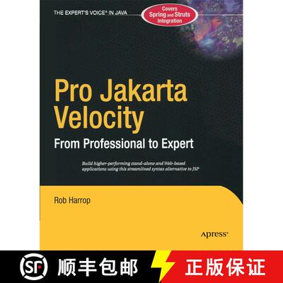 【3-4周达】Pro Jakarta Velocity: From Professional to Expert (First Edition) [9781590594100]