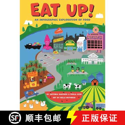【3-4周达】Eat Up! : An Infographic Exploration of Food [9781554518838]