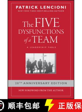 现货 团队协作的五大障碍 The Five Dysfunctions Of A Team: A Leadership Fable [Wiley经管] [9780787960759]