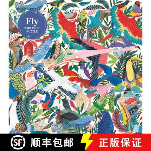 【3-4周达】Fly Puzzle : 1000 Piece Bird-themed Jigsaw Puzzle [9781917044431]
