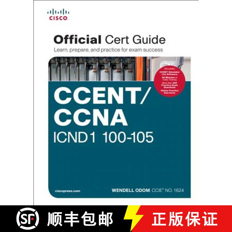 【3-4周达】CCENT/CCNA ICND 1 100-105 Official Cert Guide [9781587205804]