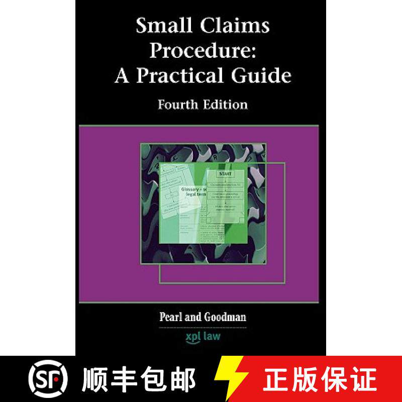 【3-4周达】Small Claims Procedure: A Practical Guide (Fourth Edition) [9781858113944]