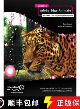 【3-4周达】Foundation Adobe Edge Animate : for HTML5, CSS3, and JavaScript Development [9781430243502]