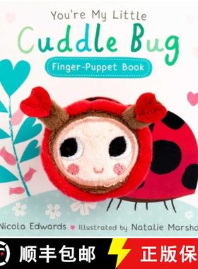 预订 You're My Little Cuddle Bug Finger Puppet Book [9781667207483]
