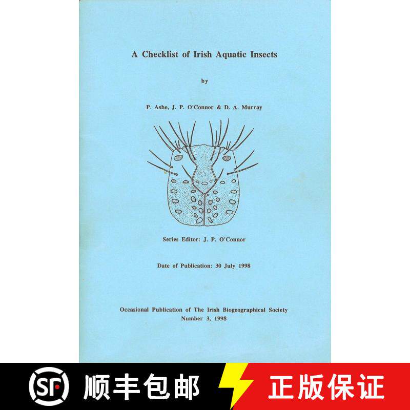 预订 A Checklist of Irish Aquatic Insects [9780951151426]