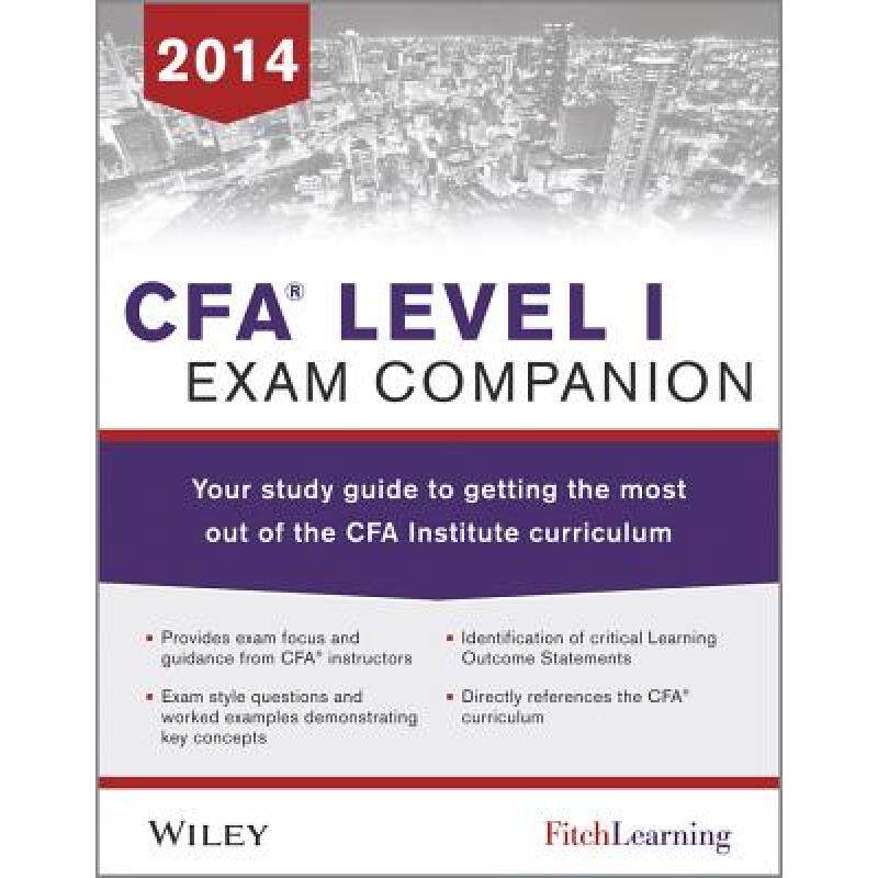 预订 cfa level i exam companion : the fit. [9781118832189]
