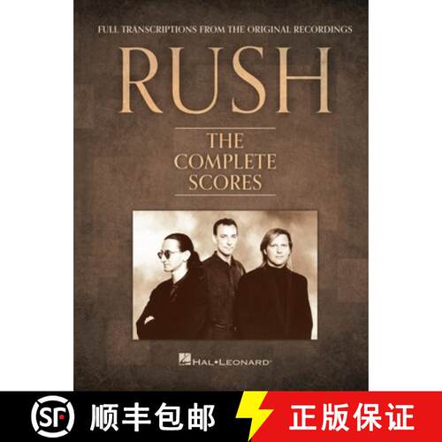 【3-4周达】精装 Rush - The Complete Scores 40 Rush Classics for Guitar Bass Drums Keyboard and Vocals... [9781705113998]