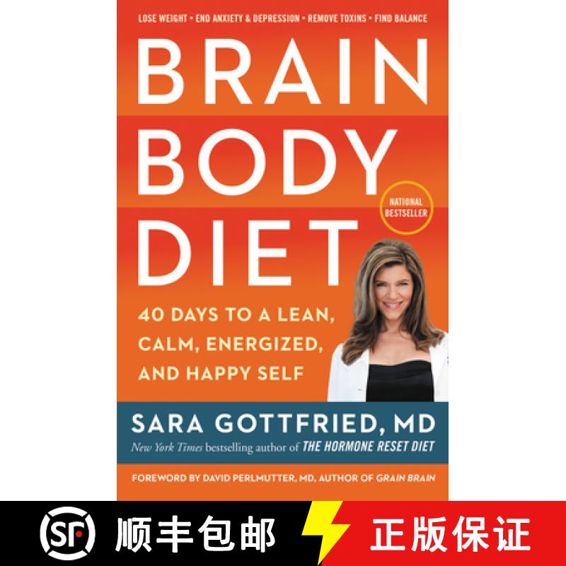 【3-4周达】Brain Body Diet: 40 Days to a Lean, Calm, Energized, and Happy Self [9780062655967]