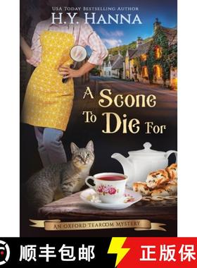 【3-4周达】A Scone To Die For (LARGE PRINT): Oxford Tearoom Mysteries - Book 1 [9781922436009]