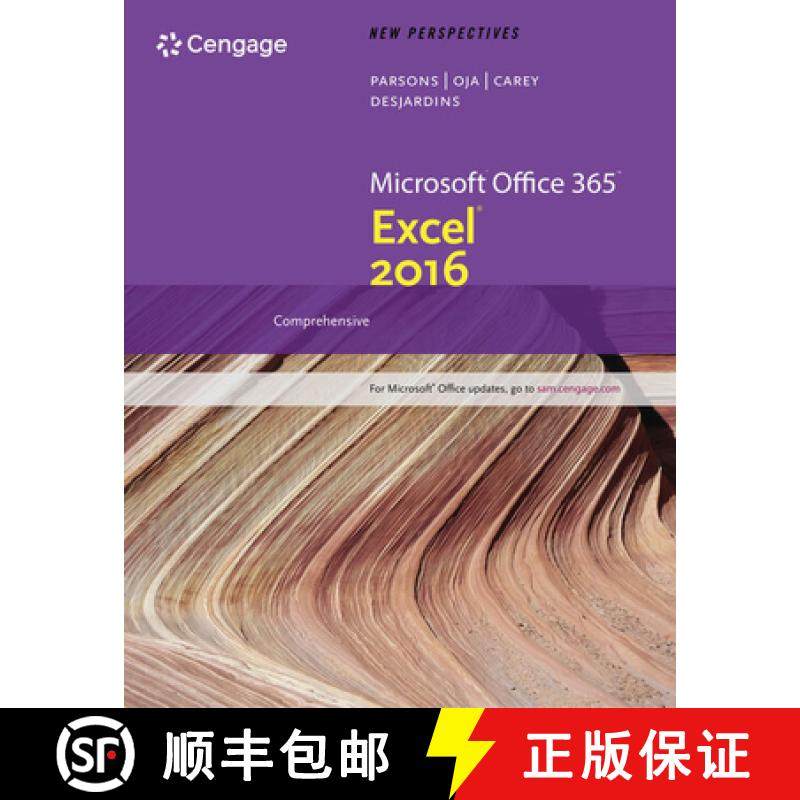 【3-4周达】New Perspectives MicrosoftA‚A® Office 365 & Excel 2016: Introductory [9781305880429]