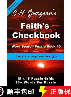 【3-4周达】C. H. Spurgeon's Faith Checkbook Word Search Puzzle Book #3: July 1 - September 30 (conven... [9781988938332]