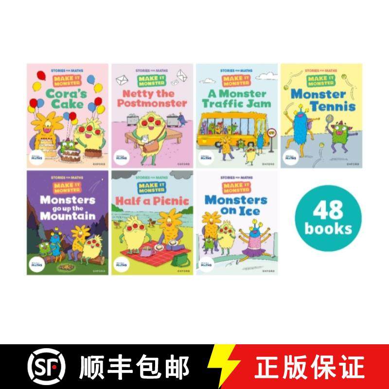 【3-4周达】Stories for Maths: Picture books to reinforce maths learning Y1/P2 (48 book pack) [9781382058100]