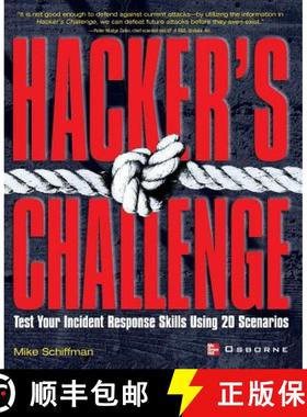【3-4周达】Hacker's Challenge: Test Your Incident Response Skills Using 20 Scenarios [9780072193848]