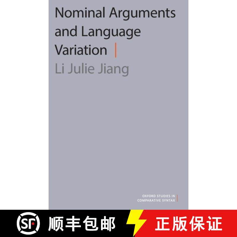 【3-4周达】Nominal Arguments and Language Variation [9780190084172]