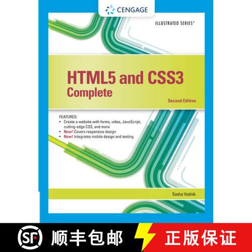 【3-4周达】HTML5 and CSS3, Illustrated Complete [9781305394049]
