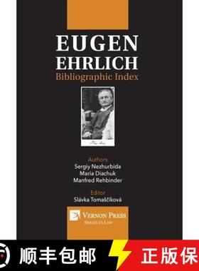【3-4周达】Eugen Ehrlich: Bibliographic Index [9781622733774]