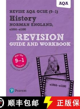 【3-4周达】Pearson REVISE AQA GCSE (9-1) History Norman England, c1066-c1100 Revision Guide and Workb... [9781292204796]