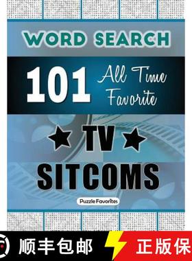 【3-4周达】All Time Favorite TV Sitcoms Word Search: Featuring 101 Word Find Puzzles [9781947676206]