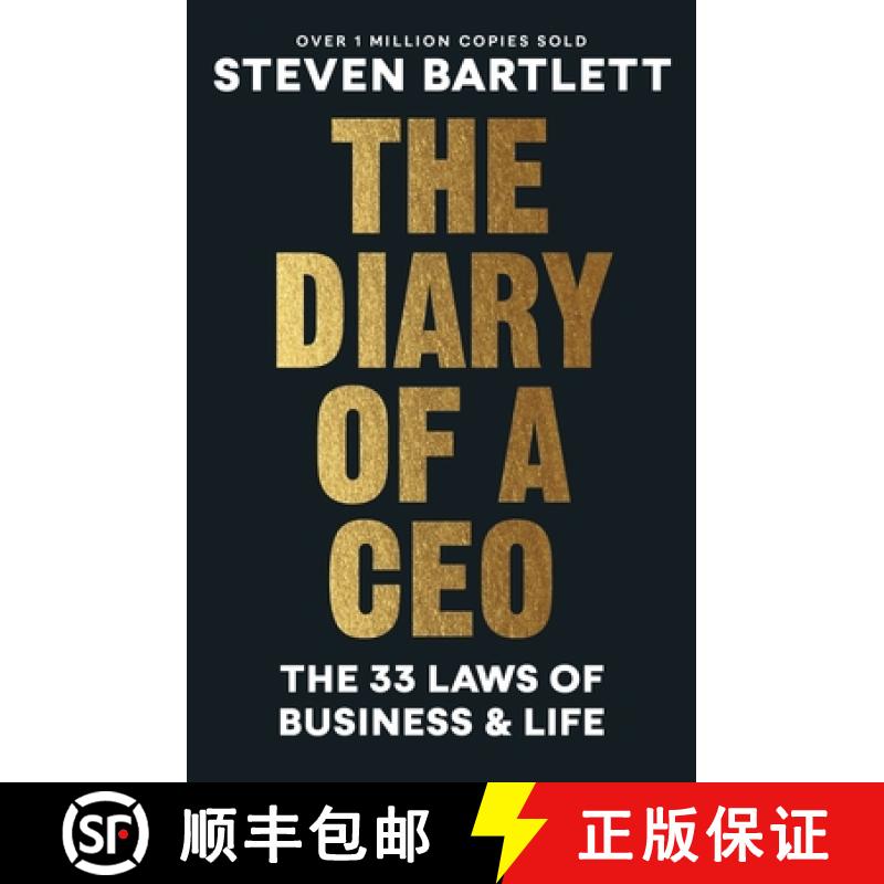 【3-4周达】CEO日记：商业和生活的33条法则 英版简装 Diary of a CEO: The 33 Laws of Business and Life [9781529146523]