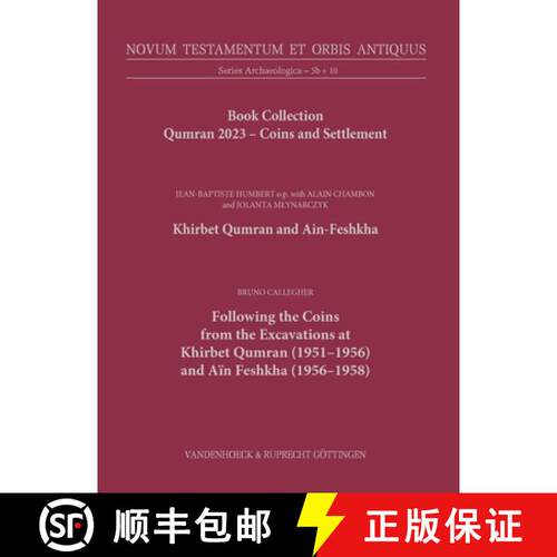 【3-4周达】精装 Buchpaket Qumran 2023 - Coins and Settlement [9783525503706]
