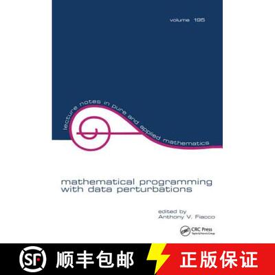 【3-4周达】精装 Mathematical Programming with Data Perturbations [9781138413252]