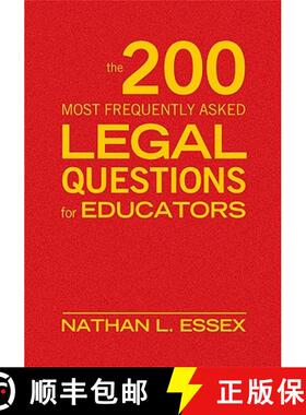 【3-4周达】The 200 Most Frequently Asked Legal Questions for Educators (1) [9781412965767]