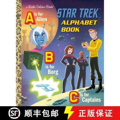 【3-4周达】精装 Star Trek Alphabet Book (Star Trek) [9780593121870]
